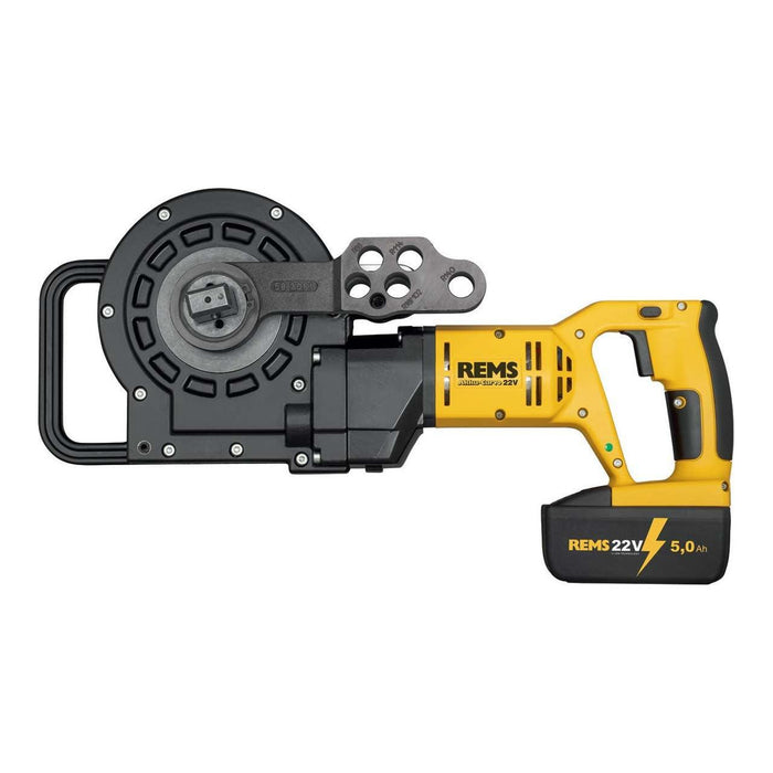 REMS Akku-Curvo 22V set up and ready to use