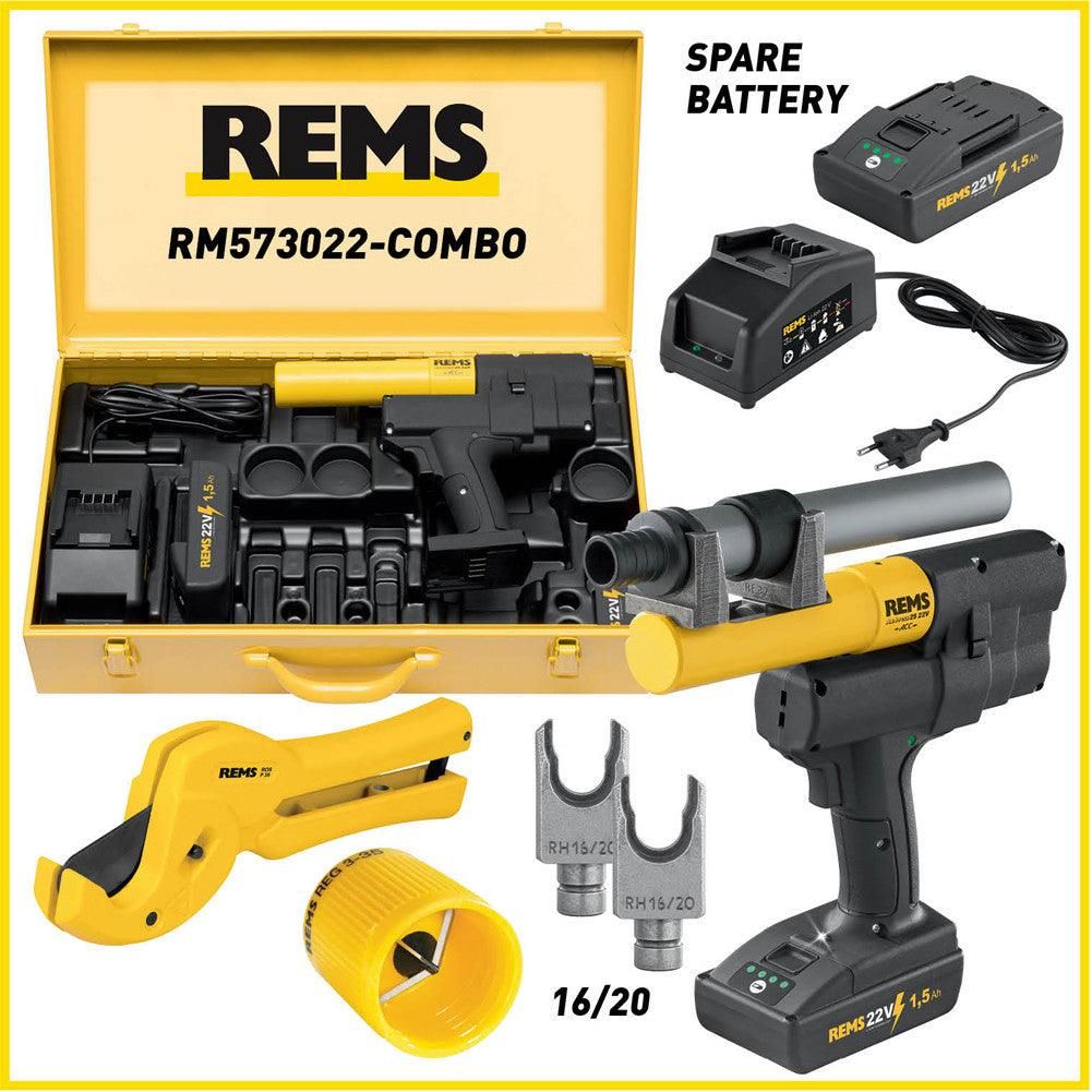 REMS Ax-Press 25 22V ACC COMBO (R220) — Ancra Tools